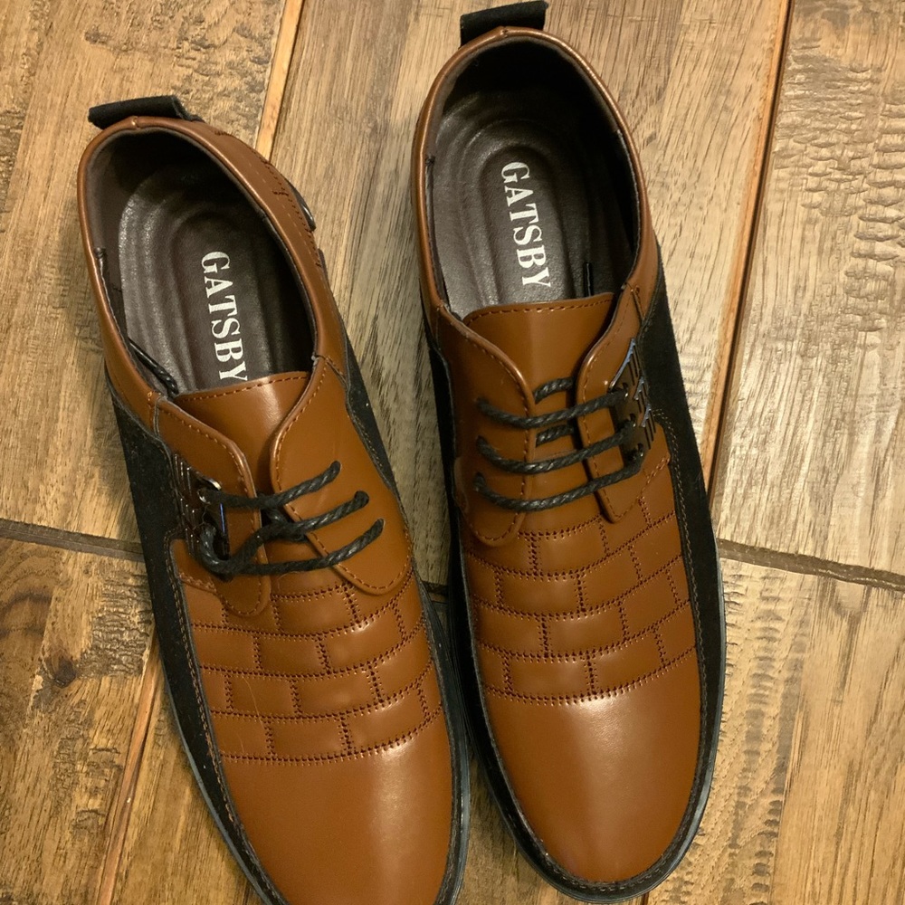 Oxford Derby Orthopedic Leather shoe.